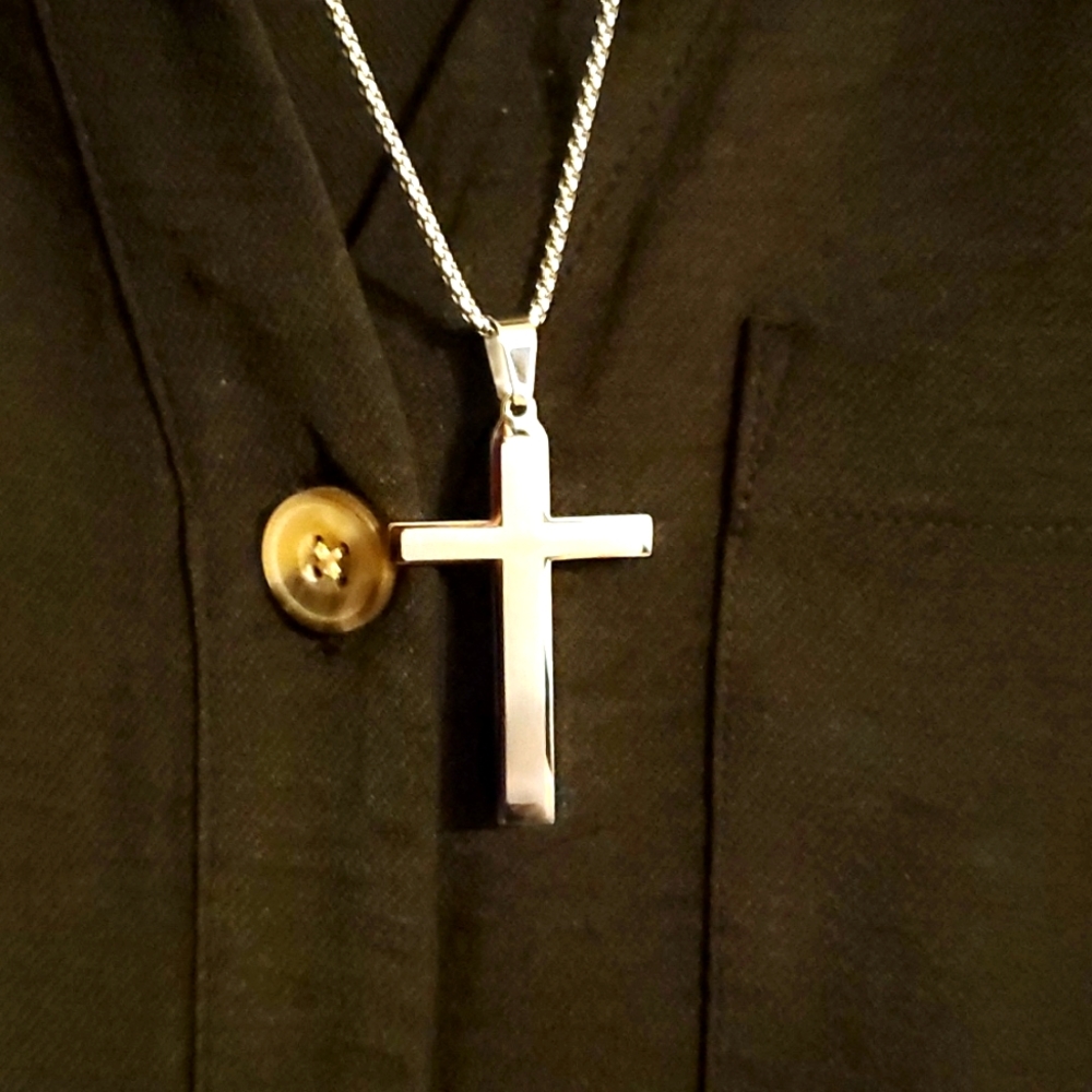 Men's cross necklace